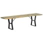 vidaXL Banco de madera maciza reciclada 160 cm vidaXL Banco de madera maciza reciclada 160 cm