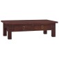 vidaXL Mesa de centro clásica madera maciza caoba marrón 100x50x30 cm vidaXL Mesa de centro clásica madera maciza caoba marrón 100x50x30 cm