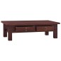 vidaXL Mesa de centro clásica madera maciza caoba marrón 100x50x30 cm vidaXL Mesa de centro clásica madera maciza caoba marrón 100x50x30 cm