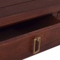 vidaXL Mesa de centro clásica madera maciza caoba marrón 100x50x30 cm vidaXL Mesa de centro clásica madera maciza caoba marrón 100x50x30 cm