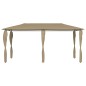 vidaXL Cenador con cubiertas de postes taupé 3x6x2,6 m 160 g/m² vidaXL Cenador con cubiertas de postes taupé 3x6x2,6 m 160 g/m²