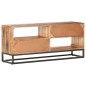 vidaXL Mueble para TV de madera maciza de acacia rugosa 120x30x50 cm
