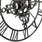 vidaXL Reloj de pared de metal plateado 78 cm vidaXL Reloj de pared de metal plateado 78 cm