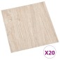 vidaXL Tarimas autoadhesivas 20 unidades PVC 1,86 m² marrón claro vidaXL Tarimas autoadhesivas 20 unidades PVC 1,86 m² marrón claro