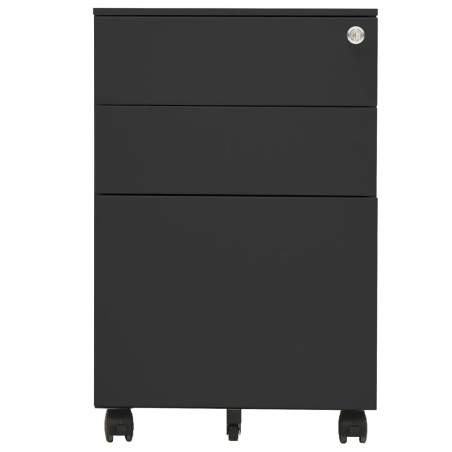 vidaXL Armario archivador acero gris antracita 39x45x60 cm