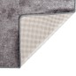 vidaXL Alfombra lavable antideslizante gris 80x300 cm vidaXL Alfombra lavable antideslizante gris 80x300 cm