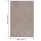 vidaXL Alfombra de pelo largo beige 200x290 cm vidaXL Alfombra de pelo largo beige 200x290 cm