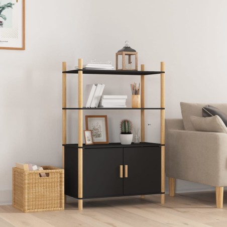 vidaXL Aparador alto madera contrachapada blanco 80x40x121 cm