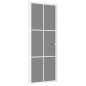 vidaXL Puerta interior vidrio EGS y aluminio blanco 83x201,5 cm vidaXL Puerta interior vidrio EGS y aluminio blanco 83x201,5 cm