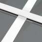 vidaXL Puerta interior vidrio EGS y aluminio blanco 83x201,5 cm vidaXL Puerta interior vidrio EGS y aluminio blanco 83x201,5 cm