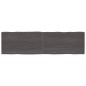 vidaXL Tablero mesa madera tratada borde vivo marrón 220x60x(2-4) cm vidaXL Tablero mesa madera tratada borde vivo marrón 220x60x(2-4) cm