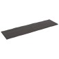 vidaXL Tablero mesa madera tratada borde vivo marrón 220x60x(2-4) cm vidaXL Tablero mesa madera tratada borde vivo marrón 220x60x(2-4) cm