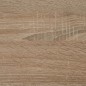 FMD Mesa de centro portátil color roble y blanco brillante 70x70x36 cm FMD Mesa de centro portátil color roble y blanco brillante 70x70x36 cm