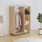 vidaXL Armario madera de ingeniería color roble Sonoma 80x40x110 cm vidaXL Armario madera de ingeniería color roble Sonoma 80x40x110 cm