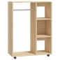 vidaXL Armario madera de ingeniería color roble Sonoma 80x40x110 cm vidaXL Armario madera de ingeniería color roble Sonoma 80x40x110 cm
