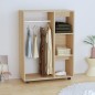 vidaXL Armario madera de ingeniería color roble Sonoma 80x40x110 cm vidaXL Armario madera de ingeniería color roble Sonoma 80x40x110 cm