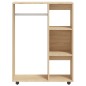 vidaXL Armario madera de ingeniería color roble Sonoma 80x40x110 cm vidaXL Armario madera de ingeniería color roble Sonoma 80x40x110 cm