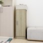 vidaXL Mueble zapatero de aglomerado roble Sonoma 32x35x92 cm vidaXL Mueble zapatero de aglomerado roble Sonoma 32x35x92 cm