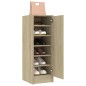 vidaXL Mueble zapatero de aglomerado roble Sonoma 32x35x92 cm vidaXL Mueble zapatero de aglomerado roble Sonoma 32x35x92 cm