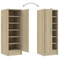 vidaXL Mueble zapatero de aglomerado roble Sonoma 32x35x92 cm vidaXL Mueble zapatero de aglomerado roble Sonoma 32x35x92 cm