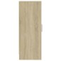vidaXL Mueble zapatero de aglomerado roble Sonoma 32x35x92 cm vidaXL Mueble zapatero de aglomerado roble Sonoma 32x35x92 cm