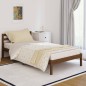 vidaXL Estructura cama madera maciza de pino marrón miel 100x200 cm