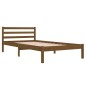 vidaXL Estructura cama madera maciza de pino marrón miel 100x200 cm