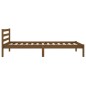 vidaXL Estructura cama madera maciza de pino marrón miel 100x200 cm