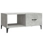 vidaXL Mesa de centro madera contrachapada gris hormigón 90x50x40 cm vidaXL Mesa de centro madera contrachapada gris hormigón 90x50x40 cm