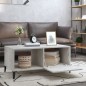 vidaXL Mesa de centro madera contrachapada gris hormigón 90x50x40 cm vidaXL Mesa de centro madera contrachapada gris hormigón 90x50x40 cm