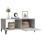 vidaXL Mesa de centro madera contrachapada gris hormigón 90x50x40 cm vidaXL Mesa de centro madera contrachapada gris hormigón 90x50x40 cm
