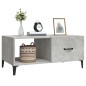 vidaXL Mesa de centro madera contrachapada gris hormigón 90x50x40 cm vidaXL Mesa de centro madera contrachapada gris hormigón 90x50x40 cm