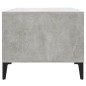 vidaXL Mesa de centro madera contrachapada gris hormigón 90x50x40 cm vidaXL Mesa de centro madera contrachapada gris hormigón 90x50x40 cm