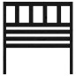 vidaXL Cabecero de cama madera maciza de pino negro 81x4x100 cm