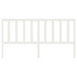 vidaXL Cabecero de cama madera maciza de pino blanco 186x4x100 cm vidaXL Cabecero de cama madera maciza de pino blanco 186x4x100 cm
