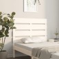 vidaXL Cabecero de cama madera maciza de pino blanco 75x3x80 cm vidaXL Cabecero de cama madera maciza de pino blanco 75x3x80 cm
