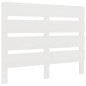 vidaXL Cabecero de cama madera maciza de pino blanco 75x3x80 cm vidaXL Cabecero de cama madera maciza de pino blanco 75x3x80 cm