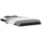 vidaXL Estructura cama individual madera maciza pino negra 90x190 cm vidaXL Estructura cama individual madera maciza pino negra 90x190 cm