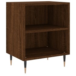 vidaXL Mesita de noche madera de ingeniería roble marrón 40x30x50 cm