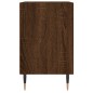 vidaXL Mesita de noche madera de ingeniería roble marrón 40x30x50 cm vidaXL Mesita de noche madera de ingeniería roble marrón 40x30x50 cm