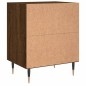 vidaXL Mesita de noche madera de ingeniería roble marrón 40x30x50 cm vidaXL Mesita de noche madera de ingeniería roble marrón 40x30x50 cm