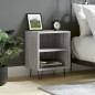 vidaXL Mesita de noche madera de ingeniería gris Sonoma 40x30x50 cm vidaXL Mesita de noche madera de ingeniería gris Sonoma 40x30x50 cm