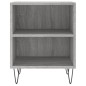 vidaXL Mesita de noche madera de ingeniería gris Sonoma 40x30x50 cm vidaXL Mesita de noche madera de ingeniería gris Sonoma 40x30x50 cm