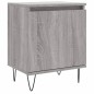vidaXL Mesita de noche madera de ingeniería gris Sonoma 40x30x50 cm vidaXL Mesita de noche madera de ingeniería gris Sonoma 40x30x50 cm