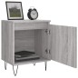 vidaXL Mesita de noche madera de ingeniería gris Sonoma 40x30x50 cm vidaXL Mesita de noche madera de ingeniería gris Sonoma 40x30x50 cm