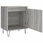 vidaXL Mesita de noche madera de ingeniería gris Sonoma 40x30x50 cm vidaXL Mesita de noche madera de ingeniería gris Sonoma 40x30x50 cm