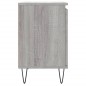 vidaXL Mesita de noche madera de ingeniería gris Sonoma 40x30x50 cm vidaXL Mesita de noche madera de ingeniería gris Sonoma 40x30x50 cm