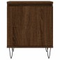 vidaXL Mesita de noche madera de ingeniería roble marrón 40x30x50 cm vidaXL Mesita de noche madera de ingeniería roble marrón 40x30x50 cm