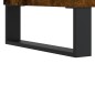vidaXL Mesita de noche madera de ingeniería roble ahumado 40x30x50 cm vidaXL Mesita de noche madera de ingeniería roble ahumado 40x30x50 cm
