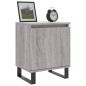 vidaXL Mesita de noche madera de ingeniería gris Sonoma 40x30x50 cm vidaXL Mesita de noche madera de ingeniería gris Sonoma 40x30x50 cm